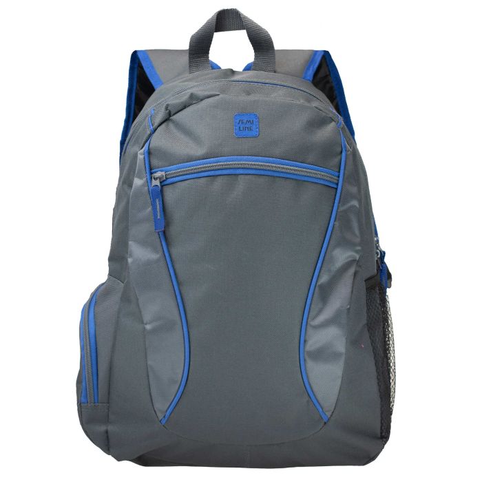 Городской рюкзак Semi Line 18 Grey/Blue Elements (J4917-3)