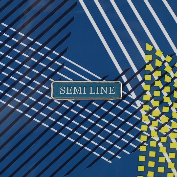 Чемодан Semi Line 24" (M) Blue Pattern (T5652-2)