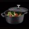 Гусятниця чавунна з кришкою KELA Calido  (12473) 33х26х12 см 6 л чорна