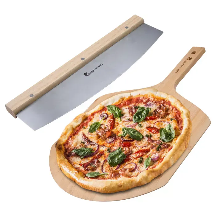 Набор пиццемейкера (нож и доска) MasterPro Pizza oven 2 предмета (BGKIT-0046)