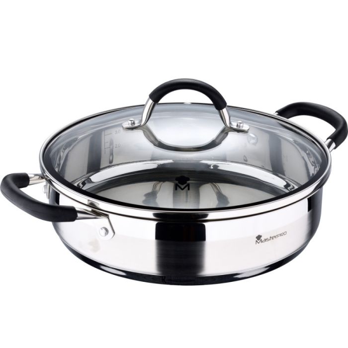 Сотейник MasterPro Foodies collection 3,8 л (BGMP-1503-BK)