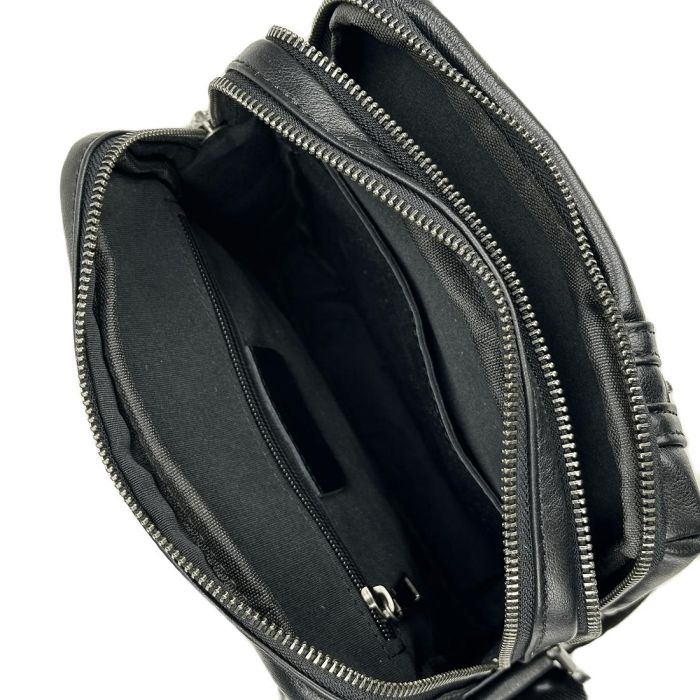 Мужской черный мессенджер Tiding Bag S-JMD10-8153A