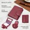 Жіночий гаманець вертикального типу із натуральної шкіри ST Leather 22452 бордовий