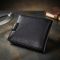 Мужской кошелек среднего размера из натуральной кожи ST Leather 22484 черный