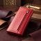 Женский кошелек с геометрическим клапаном из натуральной кожи ST Leather 22545 красный