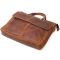 Стильный портфель в винтажном стиле из натуральной кожи Vintage 22673 коричневый