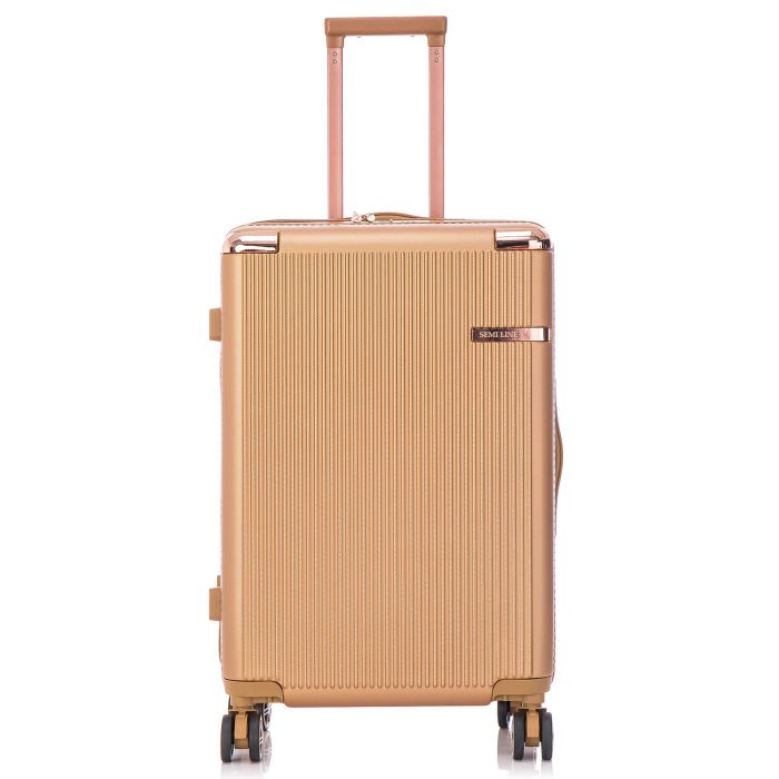 Чемодан Semi Line 24" (M) Gold (T5663-4)