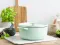 Каструля чавунна з кришкою KitchenAid 22 см 3,3 л колір фісташковий (CC007433-001)
