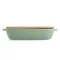 Форма для выпечки с крышкой KitchenAid керамогранитная 31,2x18,8x7,2 см 1,9 л фисташковый цвет (CC007425-001)