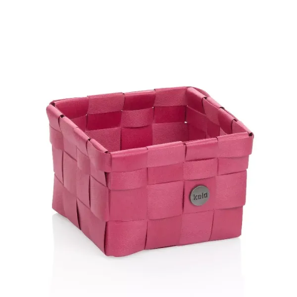 Корзина KELA Neo малиново-красная 15х15х10 см (24478)