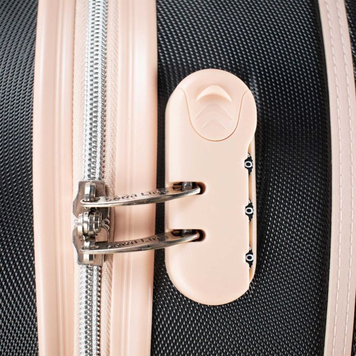 Чемодан Semi Line 20" (S) Black/Pink Cream (T5671-2)