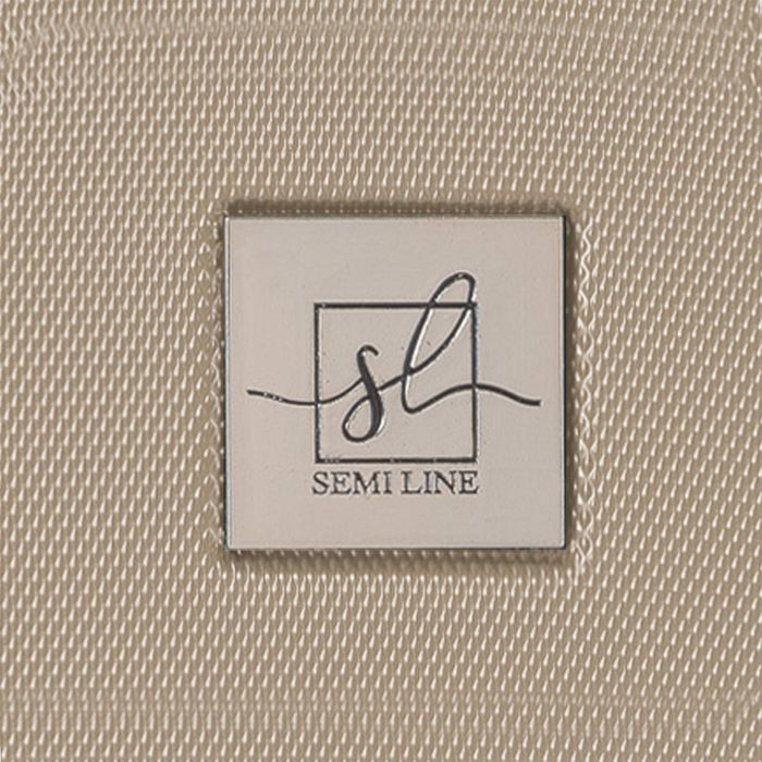 Чемодан Semi Line 24" (M) Champagne/Black (T5674-3)
