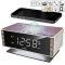 Годинник настільний з радіо Technoline WT487 Wireless Mobile Charging White/Brown (WT487)