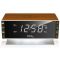 Годинник настільний з радіо Technoline WT487 Wireless Mobile Charging White/Brown (WT487)