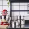 Набір ковшів з кришками KitchenAid SSS 16/18/20 см - 1,5/2,1/3,1 л з керамічним покриттям (CC005740-001)