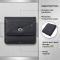 Компактный женский кошелек с карманом для монет из натуральной кожи ST Leather 22690 черный