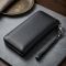 Красивый клатч унисекс на одно отделение из натуральной кожи ST Leather 22697 черный