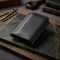 Гаманець для жінок з натуральної шкіри горизонтального формату ST Leather 22722 чорний
