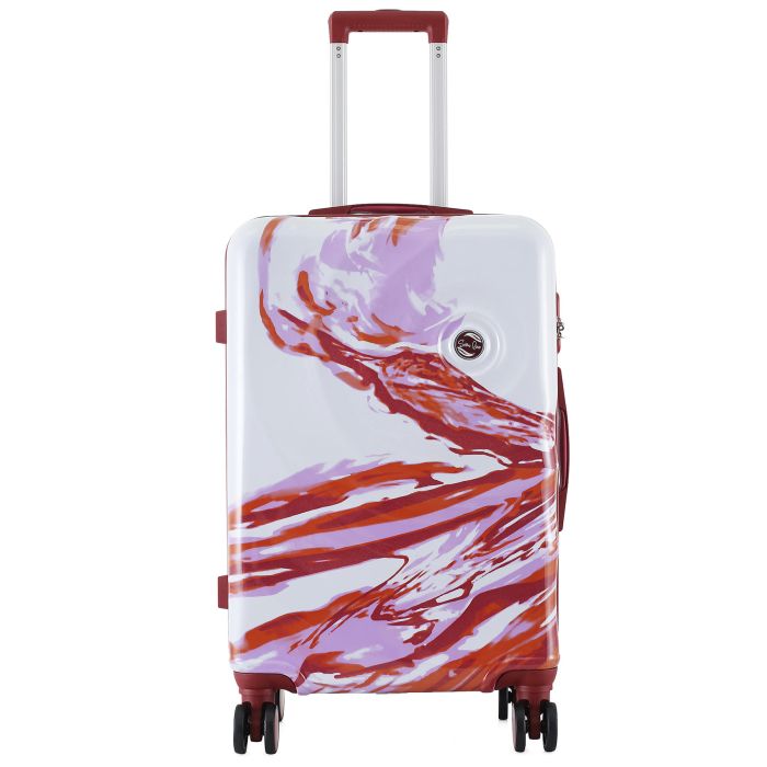 Валіза Semi Line 24" (M) White/Red Print (T5654-2)