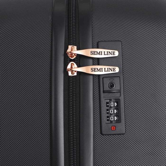 Чемодан Semi Line 28" (L) Black (T5718-3)