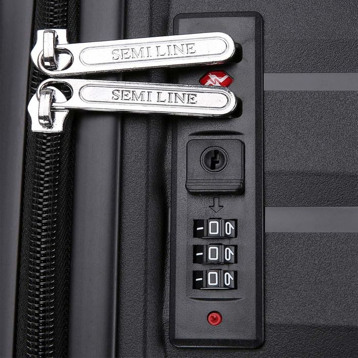 Валіза Semi Line 20" (S) Black (T5794-1)