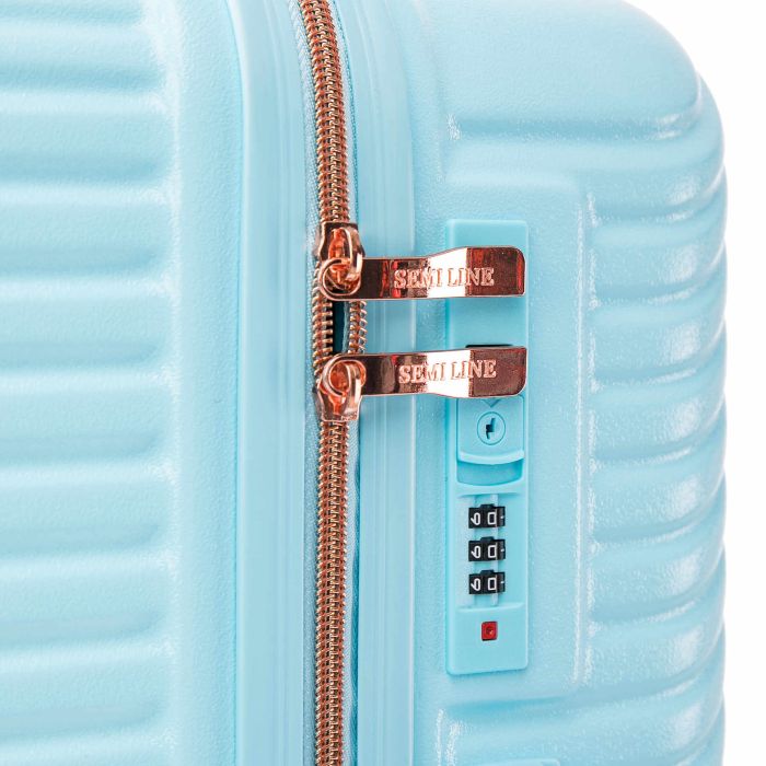 Чемодан Semi Line 24" (M) Light Blue (T5728-2)