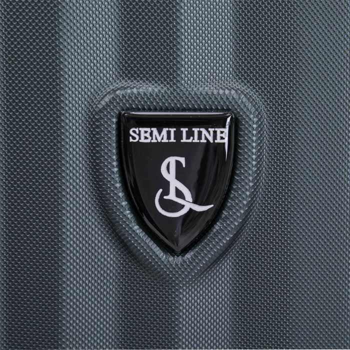 Чемодан Semi Line 20" (S) Navy-Green (T5859-1)