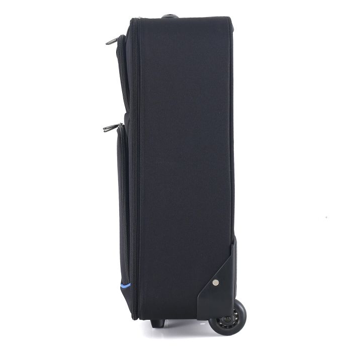 Валіза Semi Line 20" (S) Black/Blue Lines (T5753-1)