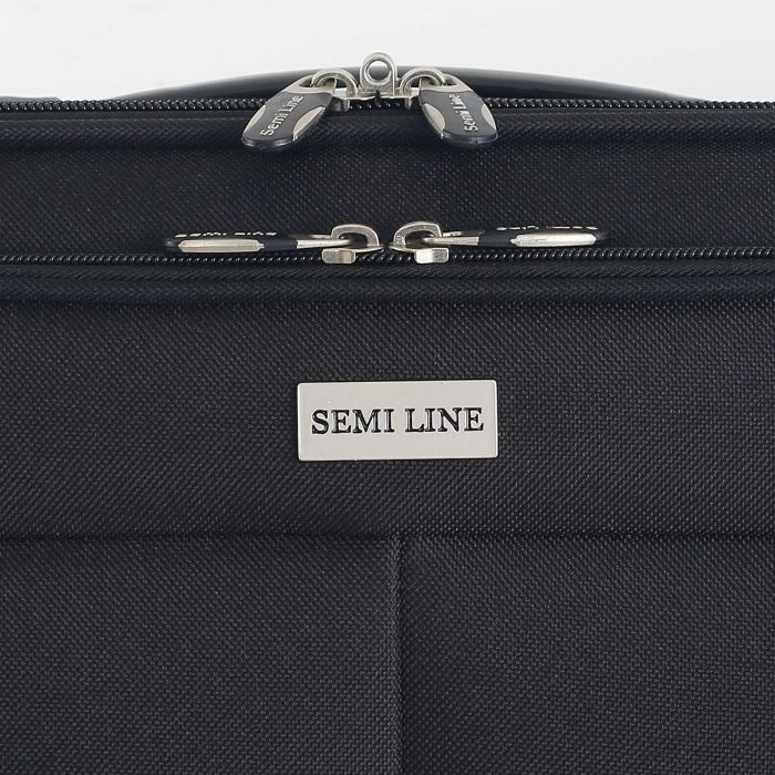 Валіза Semi Line 24" (M) Black/Blue Lines (T5753-2)