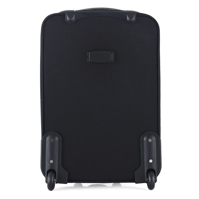 Валіза Semi Line 20" (S) Black/Red Lines (T5680-1)