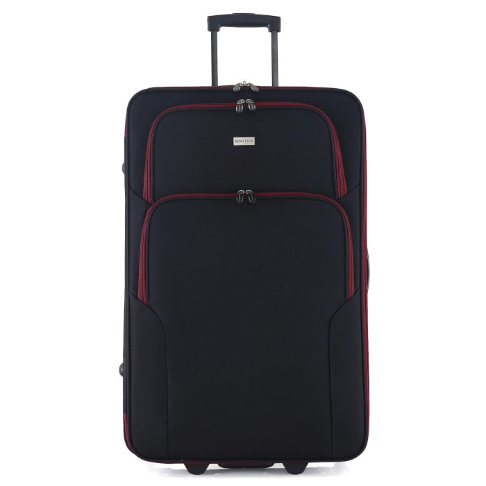 Валіза Semi Line 28" (L) Black/Red Lines (T5680-3)