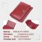 Компактний жіночий гаманець із натуральної шкіри ST Leather 23073 бордовий