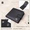 Классический мужской кошелек горизонтального формата из натуральной кожи ST Leather 23094 черный