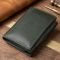 Маленький кошелек удобного формата из натуральной кожи ST Leather 23076 зеленый