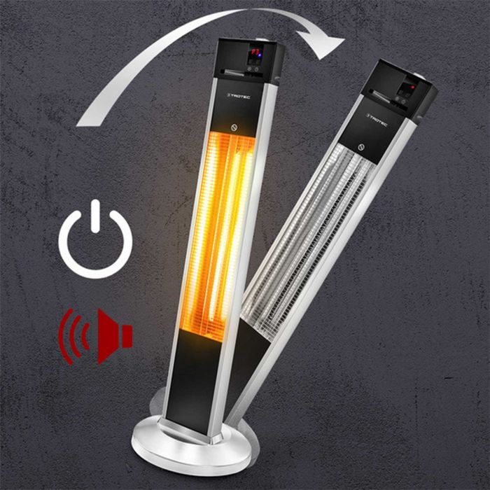 Инфракрасный обогреватель Trotec IRS 2000 E 2000 W Silver/Black (1410003920)