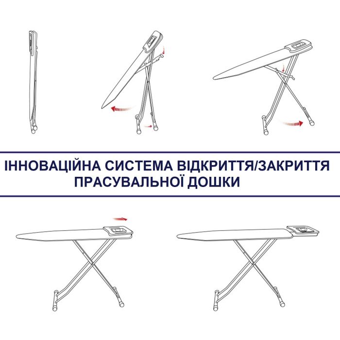 Дошка для прасування Casa Si Lady 122x38 White/Blue Crystals (CS93574R267)