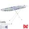 Дошка для прасування Casa Si Lady 122x38 White/Blue Crystals (CS93574R267)