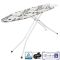 Гладильная доска Casa Si Superstandard Basic 120x38 White/Black Leaves (CS95150E166)