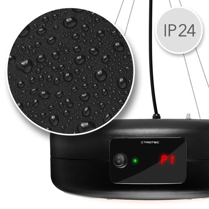Обігрівач інфрачервоний Trotec IR 1550 SC 1500W + LED Black (1410003812)