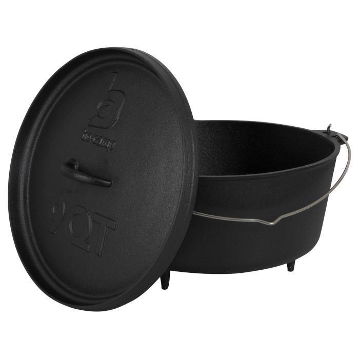 Казан з кришкою Bo-Camp Dutch Oven Cast Iron 31 cm / 7.1 L Black (2122415)