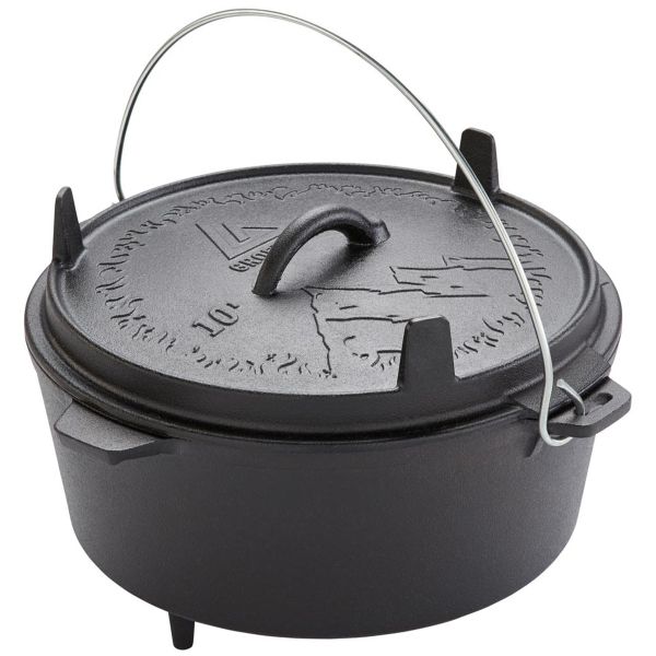 Котел с крышкой Groenberg Askja Pot 33 cm / 10 L Black (266018)