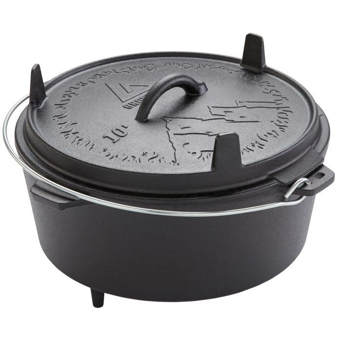 Котел с крышкой Groenberg Askja Pot 33 cm / 10 L Black (266018)
