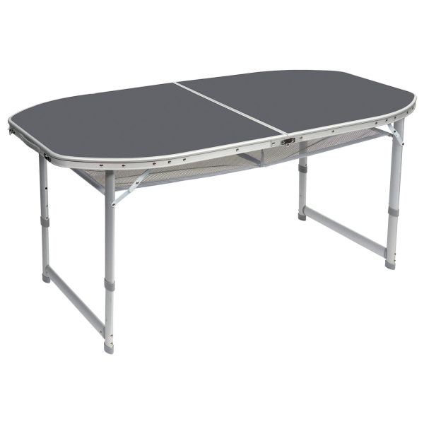 Стіл Bo-Camp Case Model Oval 150x80 cm Grey (1404399)