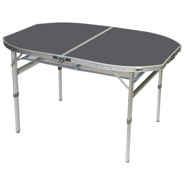 Стол Bo-Camp Case Model Oval 120x80 cm Grey (1404415)
