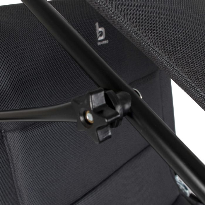 Ліжко розкладне Bo-Camp Sun Lounger With Sunscreen 5 Positions Grey (1304492)