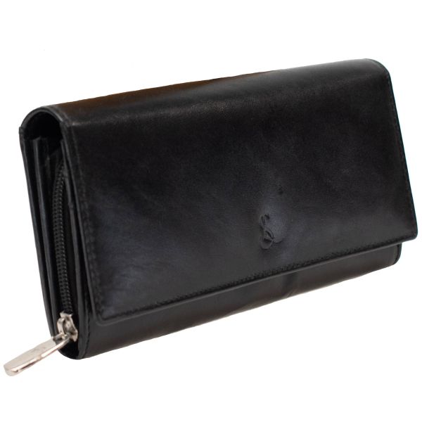 Гаманець жіночий шкіряний Semi Line RFID Black (P8264-0)