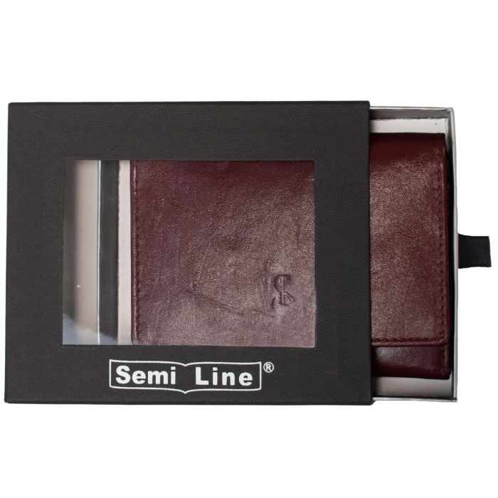 Кошелек женский кожаный Semi Line RFID Dark Red (P8263-2)