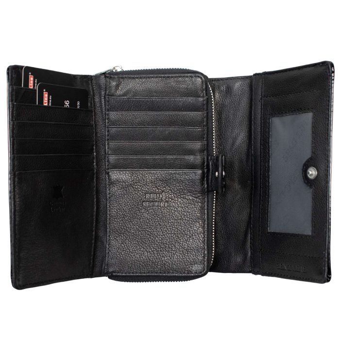 Гаманець жіночий шкіряний Semi Line RFID Black (P8229-0)