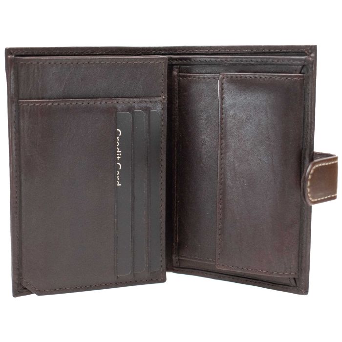 Портмоне мужское кожаное Semi Line RFID Brown (P8266-1)
