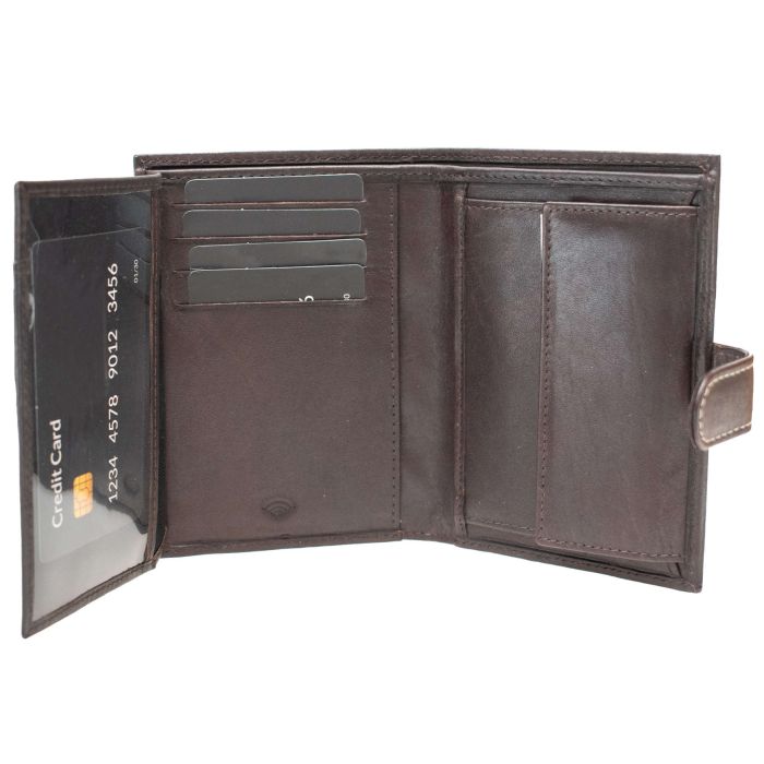 Портмоне мужское кожаное Semi Line RFID Brown (P8266-1)